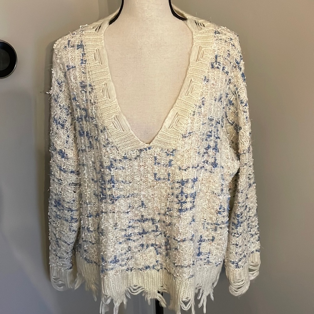 She + Sky tweed looking sweater like new one size fits all
